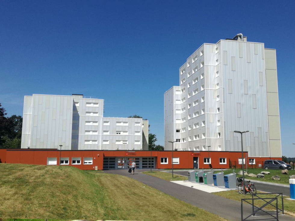 Cité universitaire Camille Guérin à Limoges - Chantier - Hebergement - CoPilot